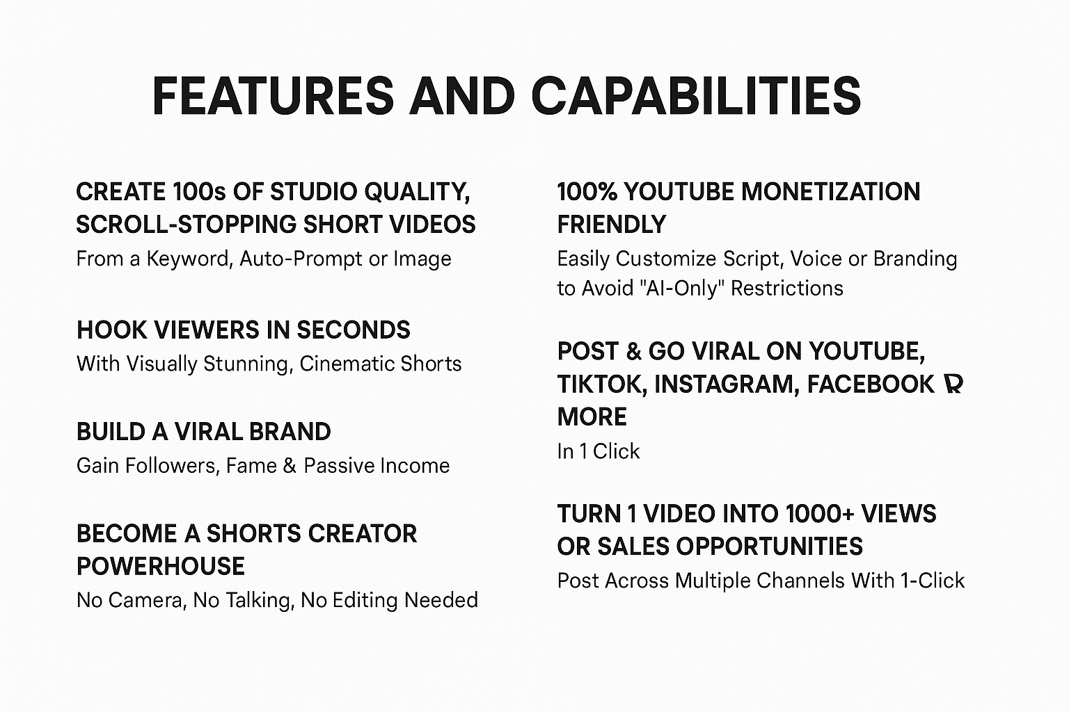 Features and Capabilities