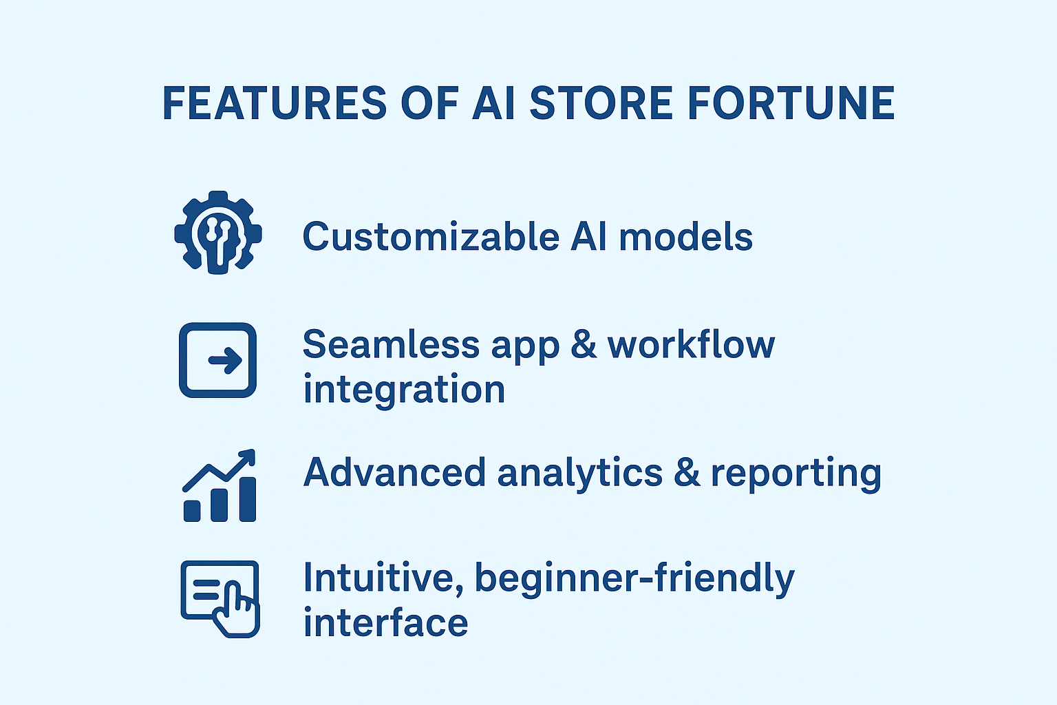 Features of AI Store Fortune