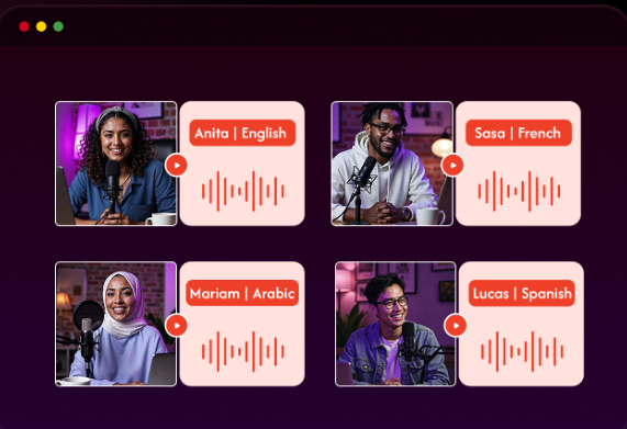Voiceover and Multilingual Capabilities